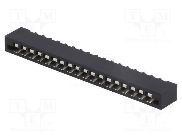 Conector: FFC/FPC, simples, PIN: 18, Non-ZIF, THT.