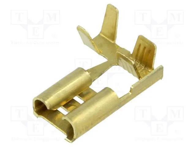 Conetor: plano, 6,3mm, 0,8mm, macho, 1,5÷2,5mm2, .