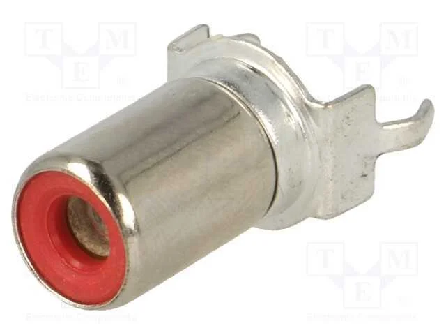 Tomada, Rca, Fêmea, Simples, Tht, Latão, Estanhado, para Pcb