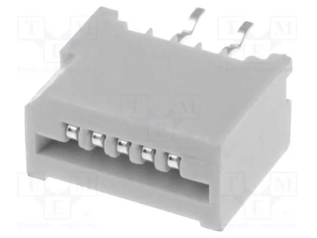 Conector: FFC/FPC, simples, PIN: 5, Non-ZIF, THT,.
