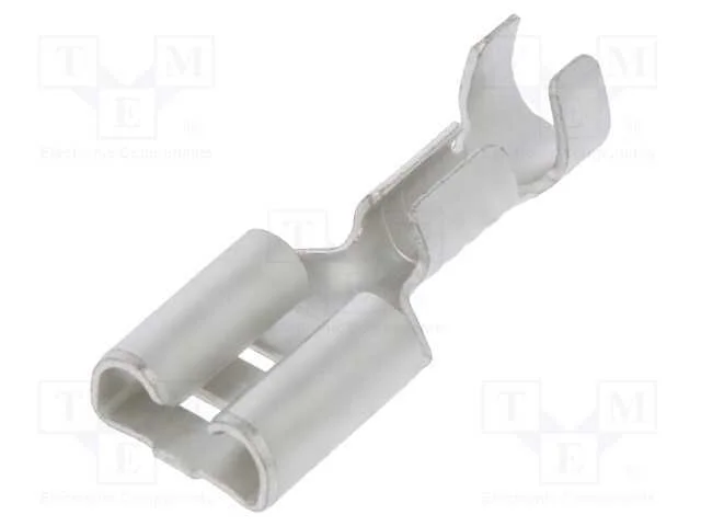 Conetor: plano, 6,3mm, 0,8mm, macho, 1÷2,5mm2, ce.
