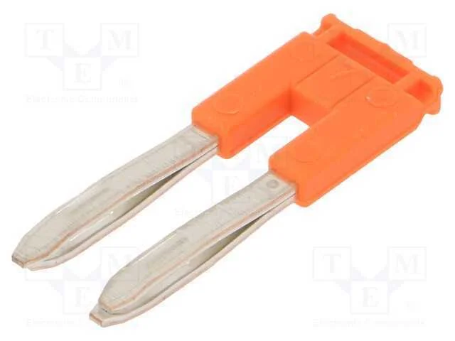 Ponte de Pino, Snk, Faixas: 2, Laranja, Larg: 6mm, 600v, Alt: 9mm