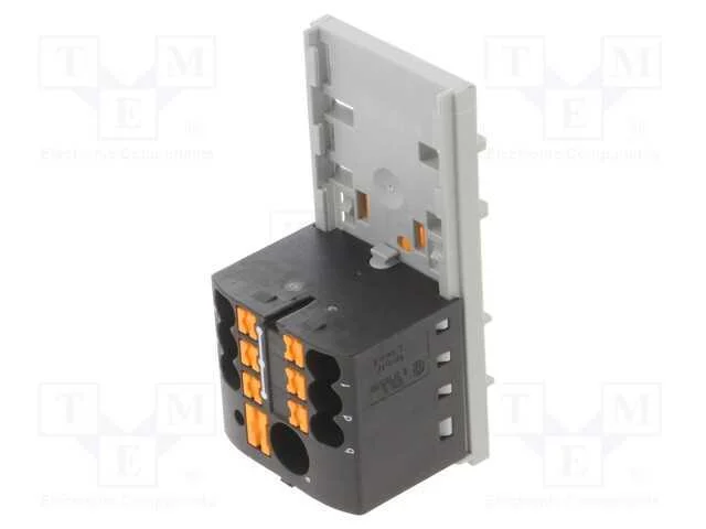 End piece, grey, UDK4 connectors, Width: 1.5mm, p.