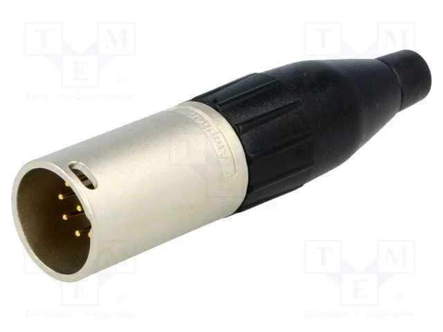 Ficha, Xlr, Macho, Pin: 7, Simples, com Cabo, Solda, Contatos: Latão