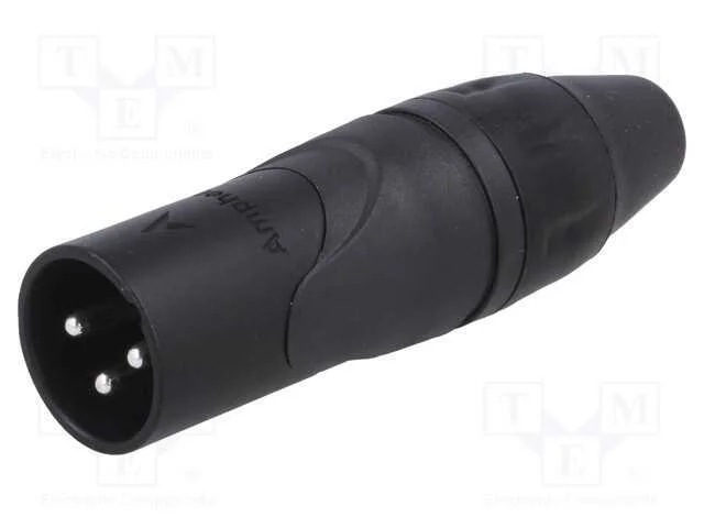 Ficha, Xlr, Macho, Pin: 3, Simples, com Cabo, Solda, Contatos: Latão