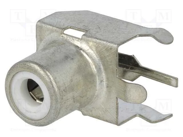 Tomada, Rca, Fêmea, Angulares 90, Tht, Latão, Estanhado, para Pcb