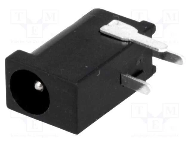 Tomada, de alimentação DC, macho, 3,8/1mm, 1mm, T.