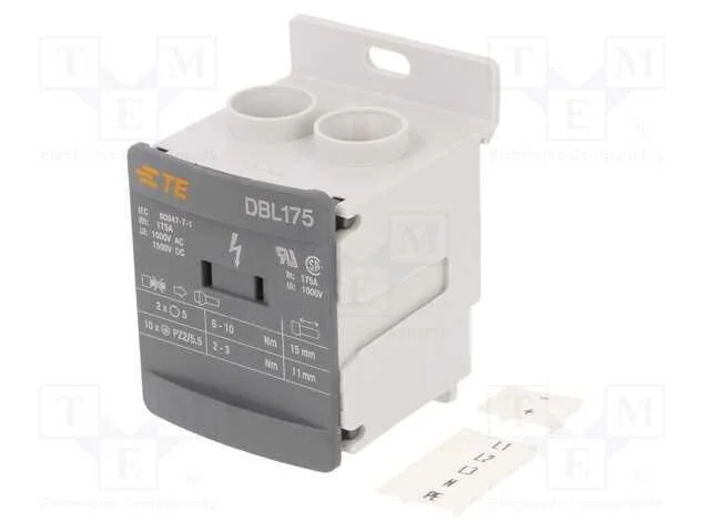 Conector: Bloco de Distribuição, Dbl, Faixas: 1, Braçadeiras: 12
