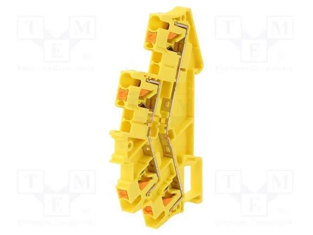 Conector: de carril, 0,14÷4mm2, faixas: 2, braçad.