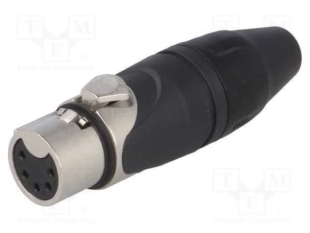 Ficha, Xlr, Fêmea, Pin: 5, Simples, com Cabo, Solda, Estanhado, 133v