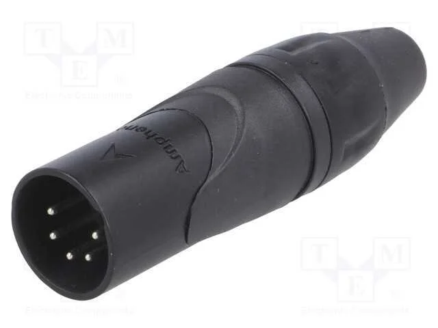 Ficha, Xlr, Macho, Pin: 5, Simples, com Cabo, Solda, Contatos: Latão