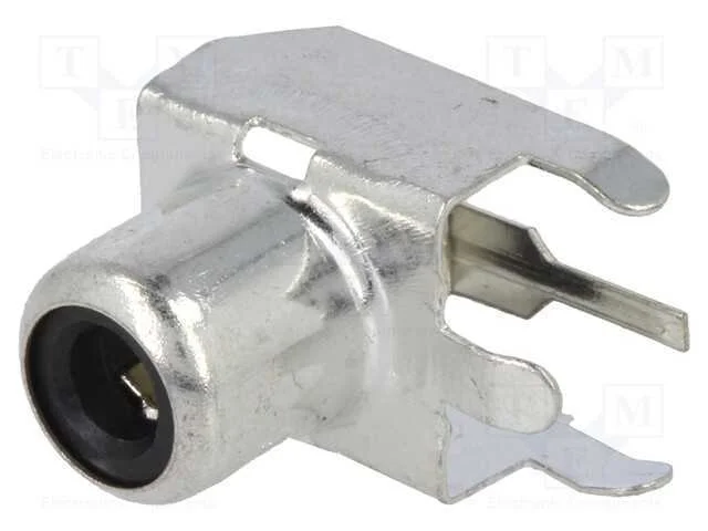 Tomada, Rca, Fêmea, Angulares 90, Tht, Latão, Estanhado, para Pcb