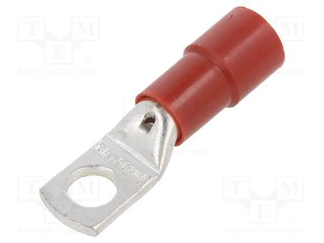Terminal: anel tubular, M10, : 10,5mm, 35mm2, cer.