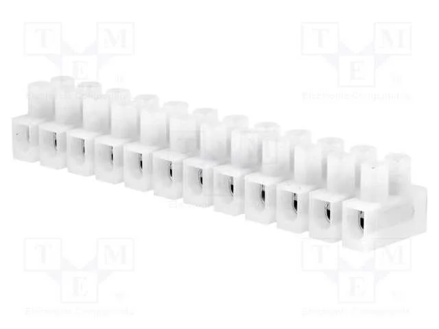 Bloco terminal, terminal parafusado, 0,5÷2,5mm2, .