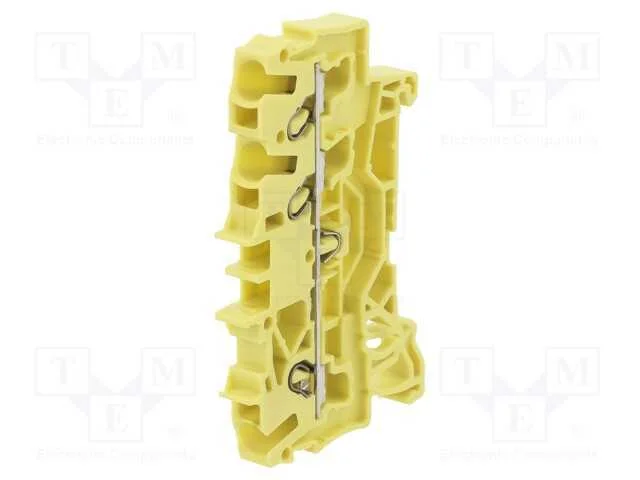 Conector: de Carril, 2002, 2,5mm2, Faixas: 1, Braçadeiras: 3, Ts35