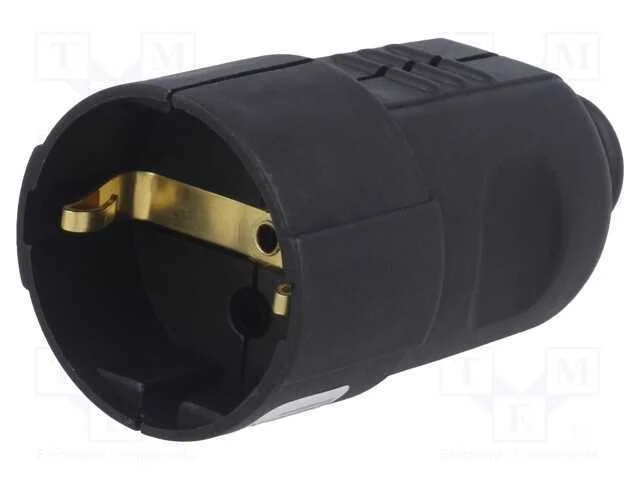 Conector: de alimentação, fêmea, tomada, 2P+PE, 2.