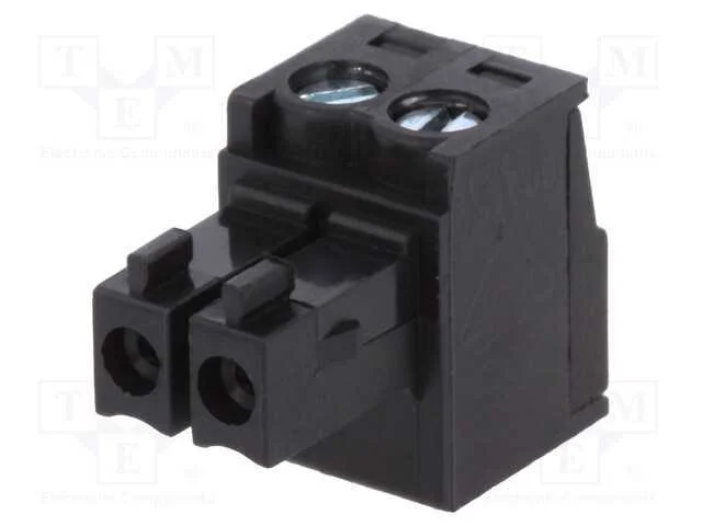Bloco terminal separável, 3,5mm, faixas: 2, simpl.