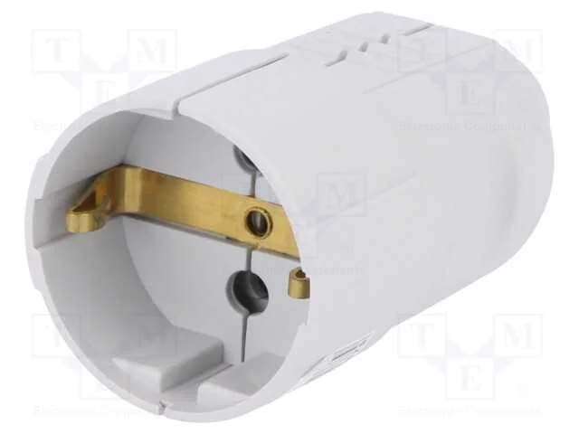 Conector: de alimentação, fêmea, tomada, 2P+PE, 2.