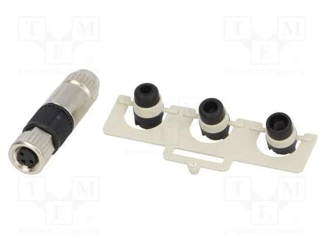 Conector: M8, fêmea, PIN: 3, simples, com cabo, f.