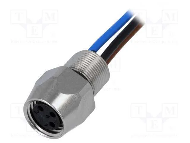Conector: M8, fêmea, PIN: 3, simples, com cabo, t.