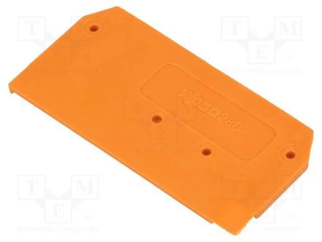 Placa Extrema/ de Separação, 280, Laranja, 2,5x28.