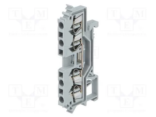 Conector: de Carril, 2,5mm2, Faixas: 1, Braçadeir.