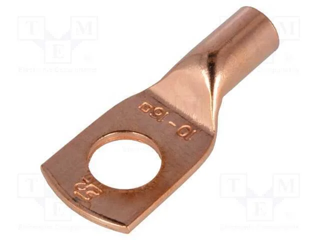 Terminal: anel tubular, M10, 16mm2, cerrar, com c.