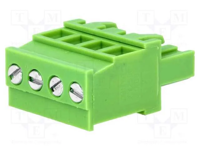 Bloco terminal separável, 5,08mm, faixas: 4, angu.
