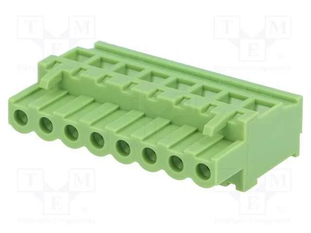 Bloco terminal separável, 5,08mm, faixas: 8, angu.