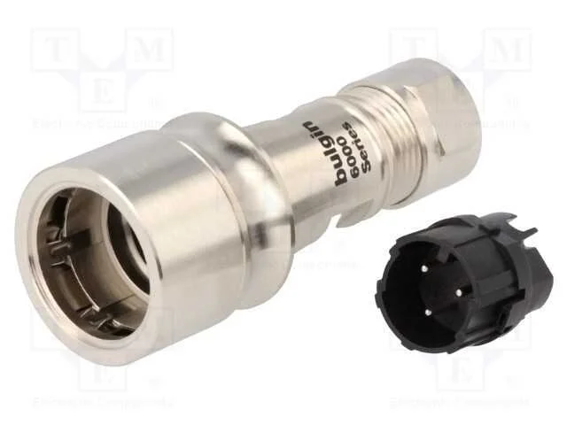 Conector: redondos, ficha, macho, PIN: 3, Buccane.