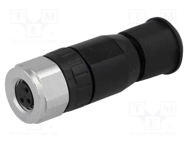 Conector: M8, fêmea, PIN: 3, simples, com cabo, f.