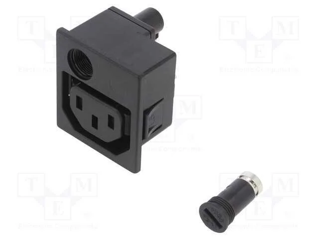Conector: de alimentação, tomada, fêmea, 10A, 250.