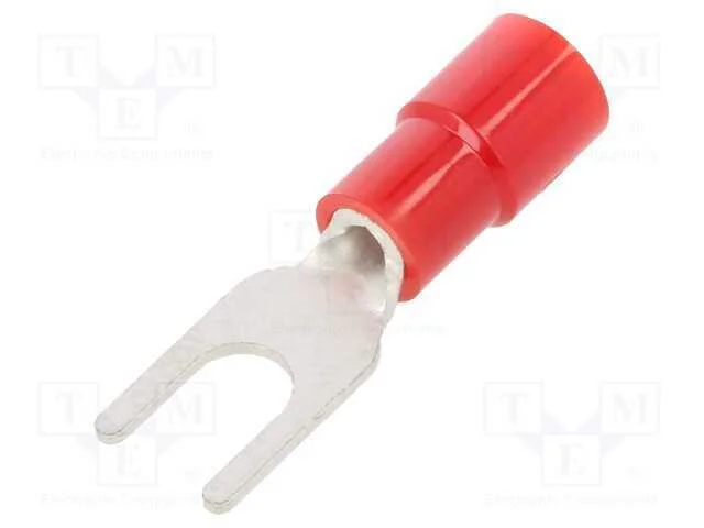 Terminal: terminal forquilha, M3, : 3,2mm, 0,3÷1,.