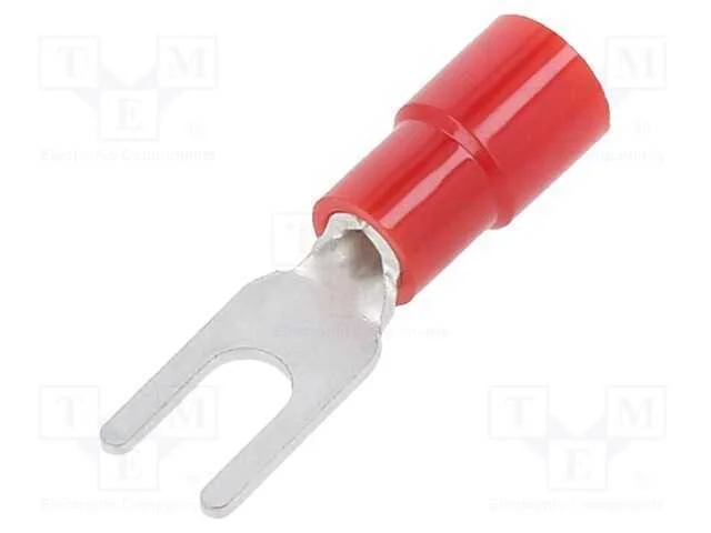 Terminal: terminal forquilha, M3, : 3,2mm, 0,3÷1,.