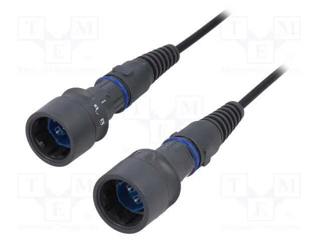 Patchcords de fibra óptica, PIN: 2, duplex de pas.