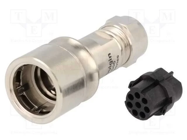 Conector: redondos, ficha, fêmea, PIN: 8, sem con.