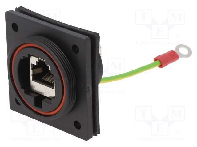 Conector, Buccaneer Ethernet, Pin: 8, Cat: 6a, Poliamida, Dourado