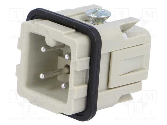Conector: HDC, inserto de contatos, macho, CK, PI.