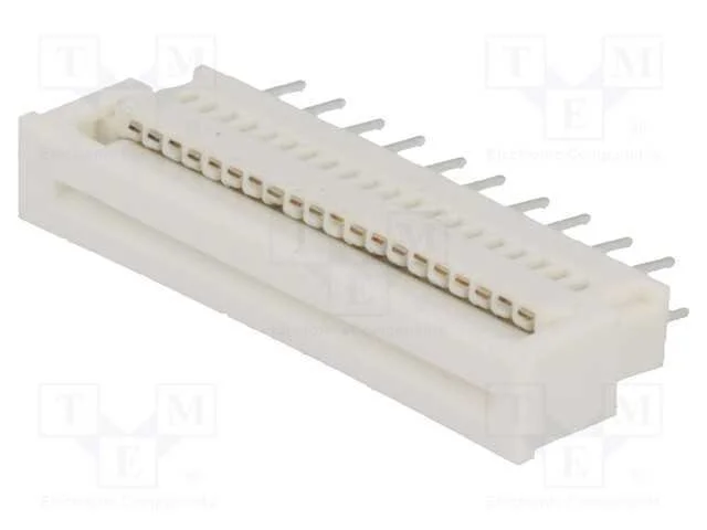 Conector: FFC/FPC, simples, PIN: 20, ZIF, THT, Ra.