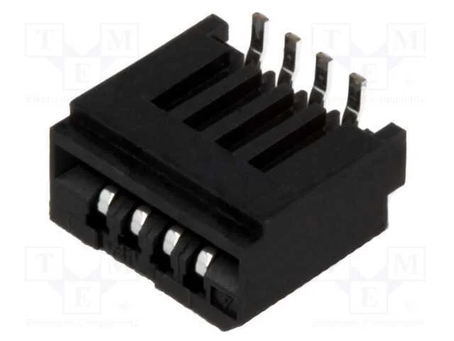 Conector: FFC/FPC, verticais, PIN: 4, Non-ZIF, SM.