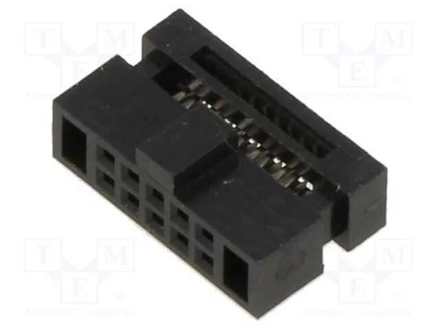 5+5 Pos. Female Dil Ribbon Cabo Connector