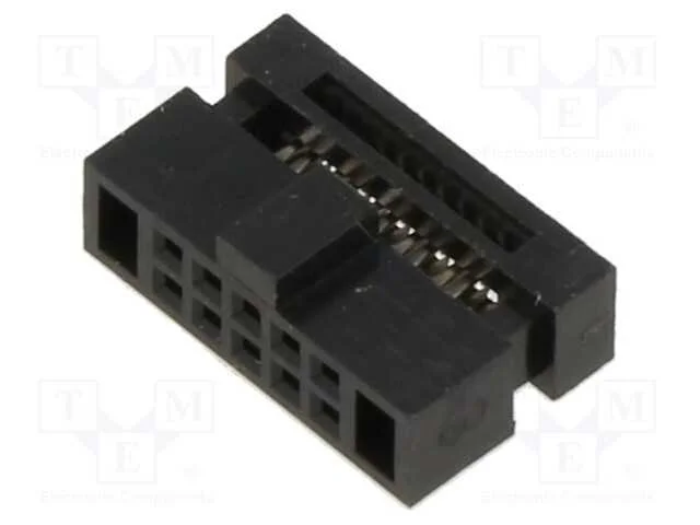 5+5 Pos. Female Dil Ribbon Cabo Connector
