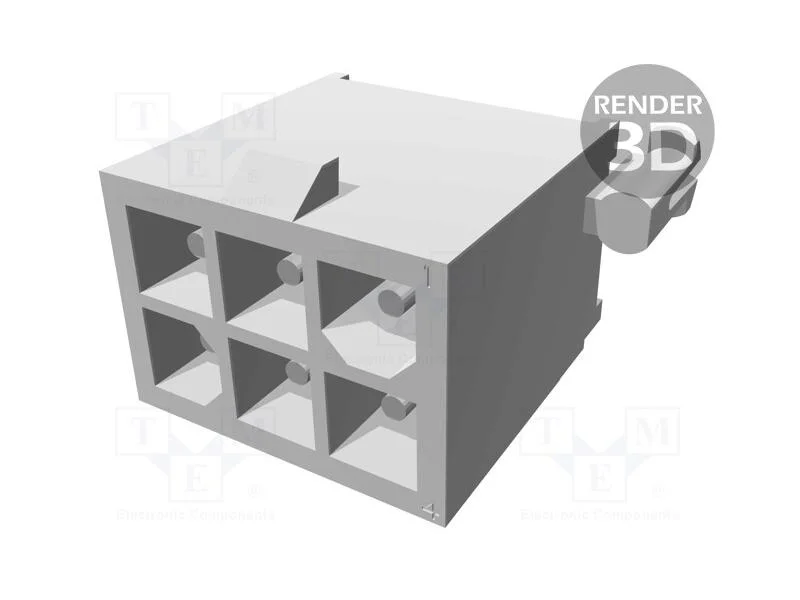 Tomada, fio-placa, macho, Mini Universal MATE-N-L.