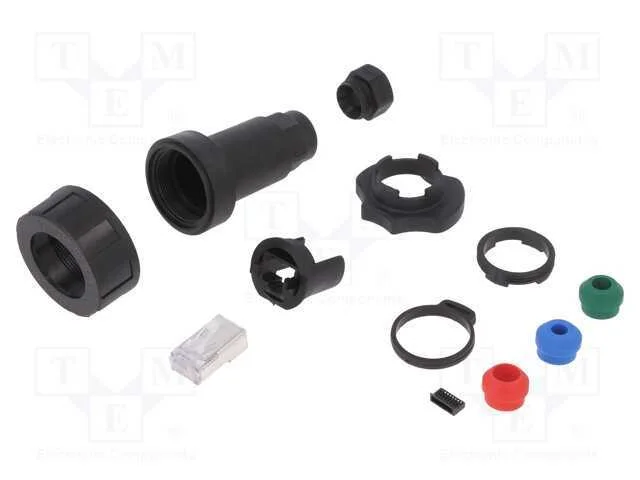 Ficha, Rj45, Buccaneer Ethernet, Pin: 8, Poliamida, Dourado, 1,5a