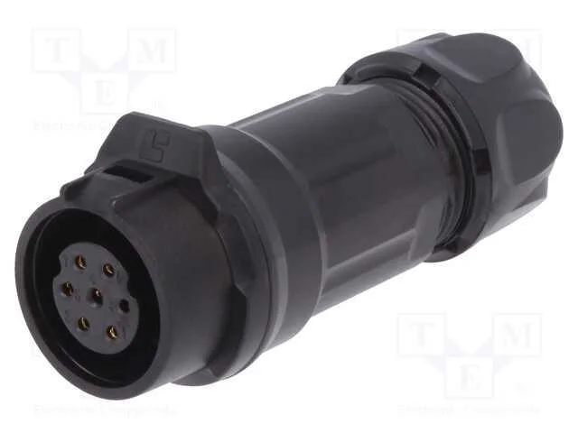 Conector: Redondos, Ficha, Tamanho 16, 02, Fêmea,.