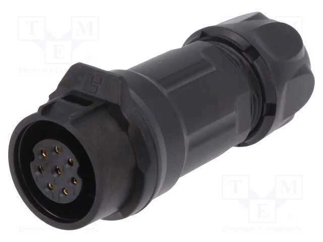 Conector: Redondos, Ficha, Tamanho 16, 02, Fêmea,.