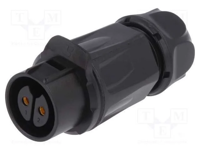 Conector: Redondos, Ficha, Tamanho 20, 02, Fêmea,.