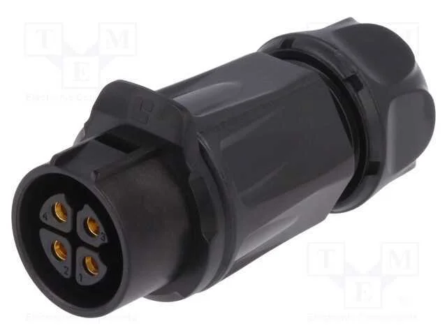 Conector: Redondos, Ficha, Tamanho 20, 02, Fêmea,.