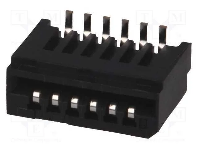 Conector: Ffc/Fpc, Verticais, Pin: 6, Non-Zif, Smt, 0,5a, -25÷85c