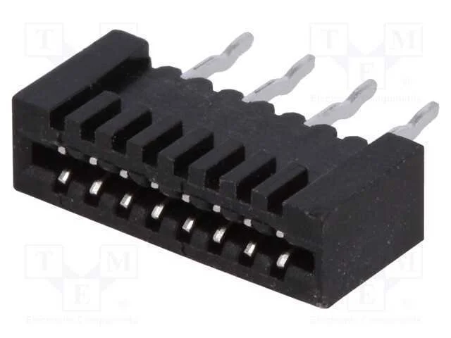 Conector: FFC/FPC, simples, PIN: 8, Non-ZIF, THT,.
